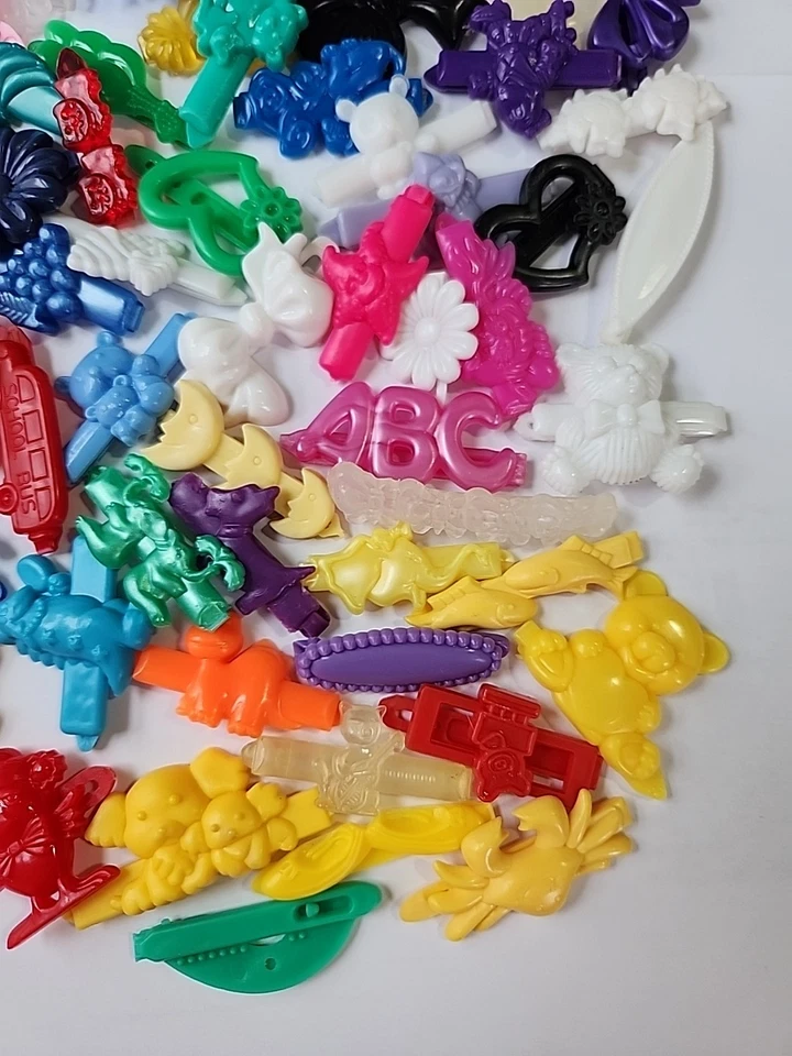 Gran Lote Mixto de 76 Pinzas para el Cabello Niña Plástico Limpio Multicolor  Foto 4 de 4