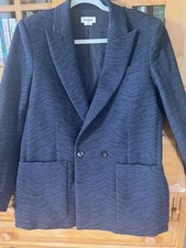Zadig  Voltaire Blazer Blue and Black Design Size 38