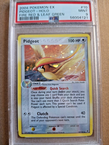 Pidgeot graded PSA 9 for sale on eBay