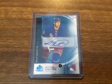 2025-26 UD Sp Game Used - Authentic Rookies Matthew Robertson Blue Auto #AR-MR