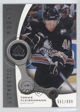 2005 SP Game Used Edition Authentic Rookies 551/999 Tomas Fleischmann #190 1s7