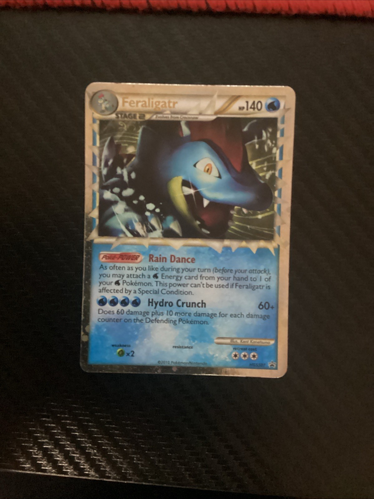 Pokémon TCG Feraligatr Prime Heartgold Soulsilver Black Star HGSS07 MP