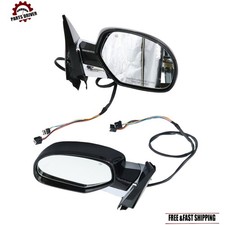 Fits 07-14 Cadillac Escalade Esv Ext Driver Passenger Heated Power Side Mirrors Fits 07-14 Cadillac Escalade Esv Ext Driver Passenger Heated Power Side Mirrors
