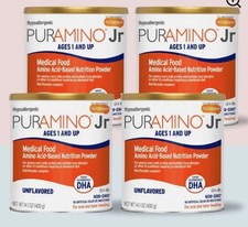  2 cans puramino jr Junior unflavored