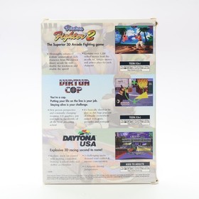 Daytona USA Virtua Fighter 2 Virtua Cop (Sega Saturn) CIB - Authentic Good Cond