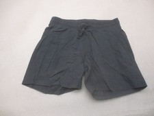 TUFF ATHLETICS Size S Womens Black Stretch Waist Drawstring Running Shorts 429