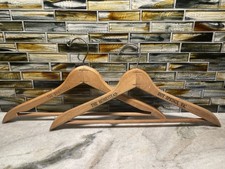 Set Vintage Wooden Hanger with Advertising The Homestead Hot Springs VA 1950s