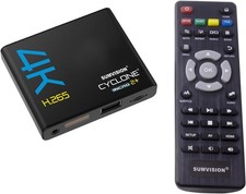 Sumvision Cyclone Micro 2+ 4K UHD MKV HDMI H.265 TV Media Player for Movies