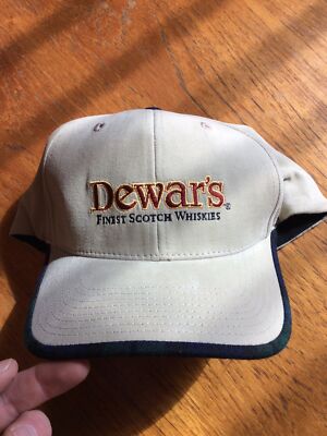 Dewar's Finest Scotch Whiskey Hat Cap Size L/XL - New Without Tags