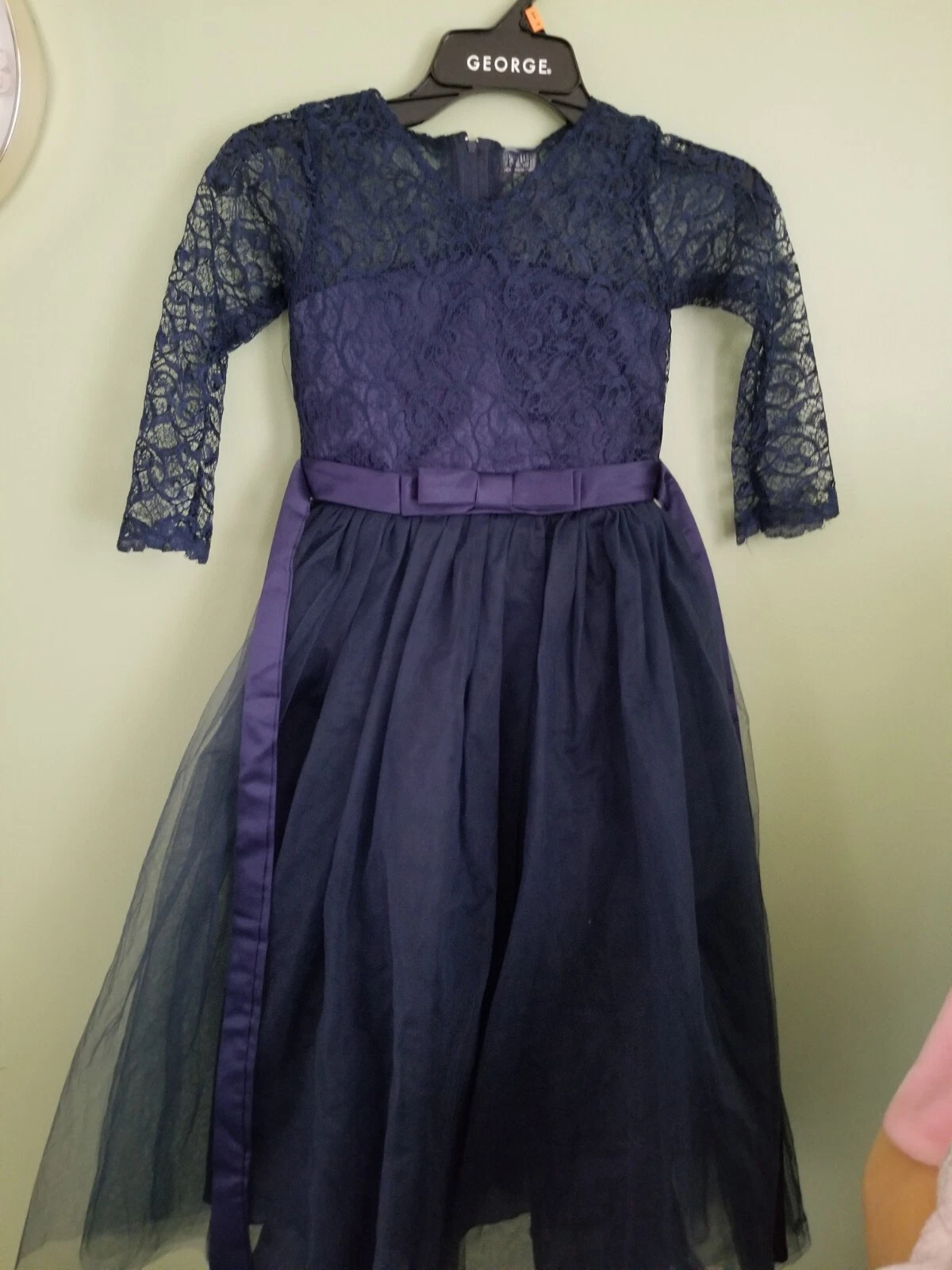 Flower girl dress or event wear for wedding party. Double Tutu plus lining