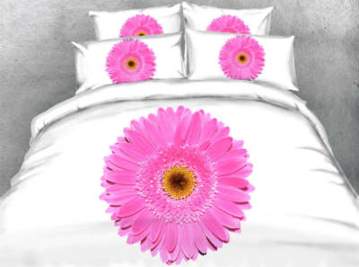 Pink Sunflower 3D Printing Duvet Quilt Doona Covers Pillow Case Bedding Sets