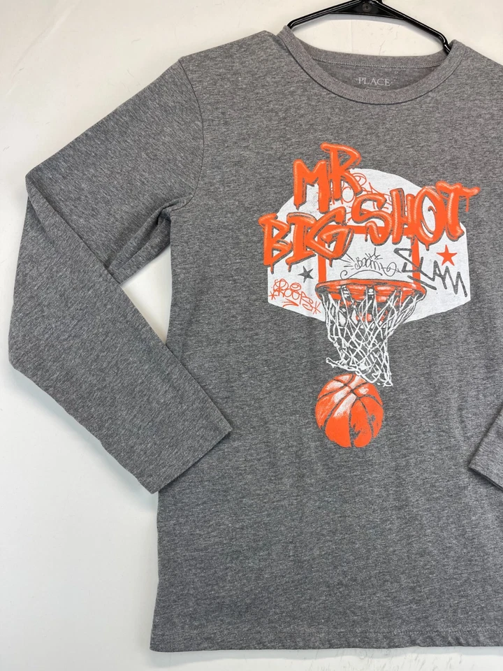 Camiseta A Children's Place - Juvenil XL - Gris - Camiseta Mr. Big Shot (1779) Foto 4 de 4