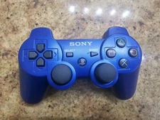 Genuine OEM Sony PlayStation 3 PS3 Blue DualShock 3 Controller SixAxis Authentic