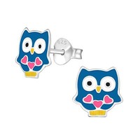 Eule Kinder Ohrringe 925 Silber FüR MäDchen Ohrstecker Schmuck Geschenk