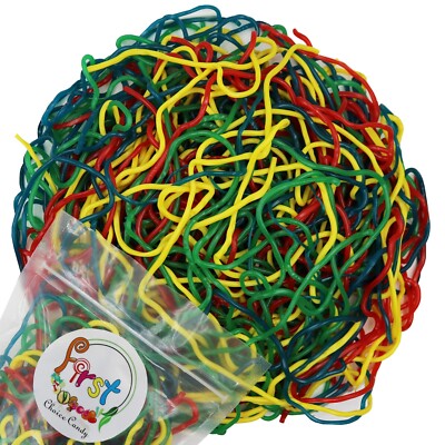 FirstChoiceCandy GUMMY LACES, long, thin, flexible string-like candies