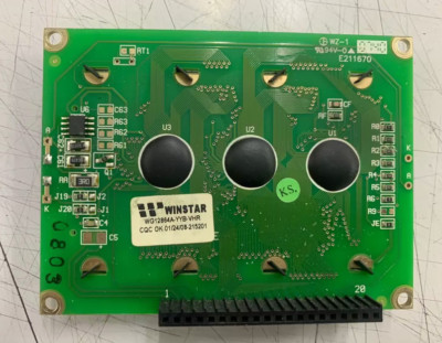 NEW WG12864A-YYB-VHR FOR 128*64 LCD PANEL compatible 90 days warranty