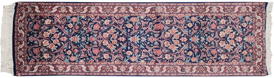 RRA 2.5x9 Runner (2'7"x8'8") Kashan Dabir Design Navy & Maroon Rug 32096 - Image 3 of 4