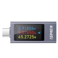 DC 4-30V 0-12A Digital Type-C Tester Color Screen Voltage Current Power Meter