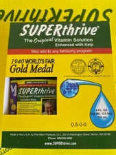 Superthrive 4 oz. Original Vitamin Solution with Kelp - BUY MORE & SAVE!!!