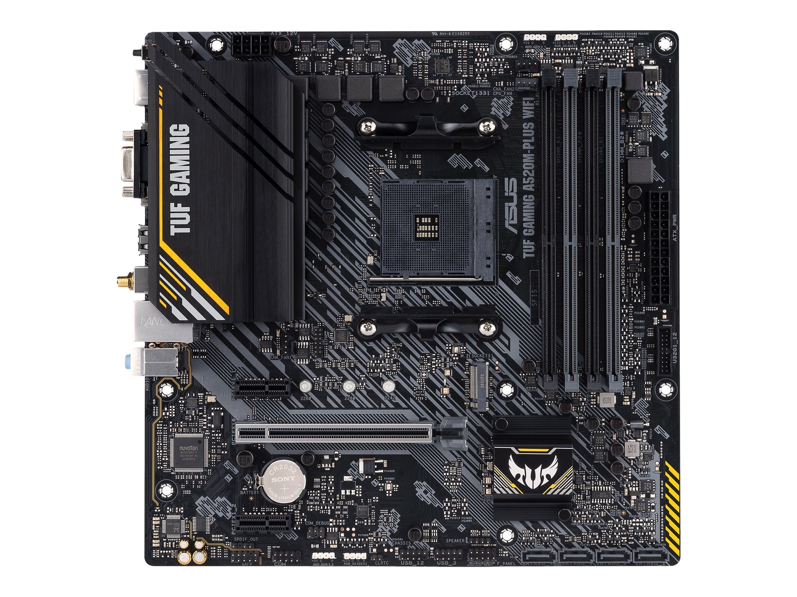 ASUS TUF GAMING A520M-PLUS WIFI AMD Socket AM4 AMD Ryzen 3 90MB17F0-M0EAY0