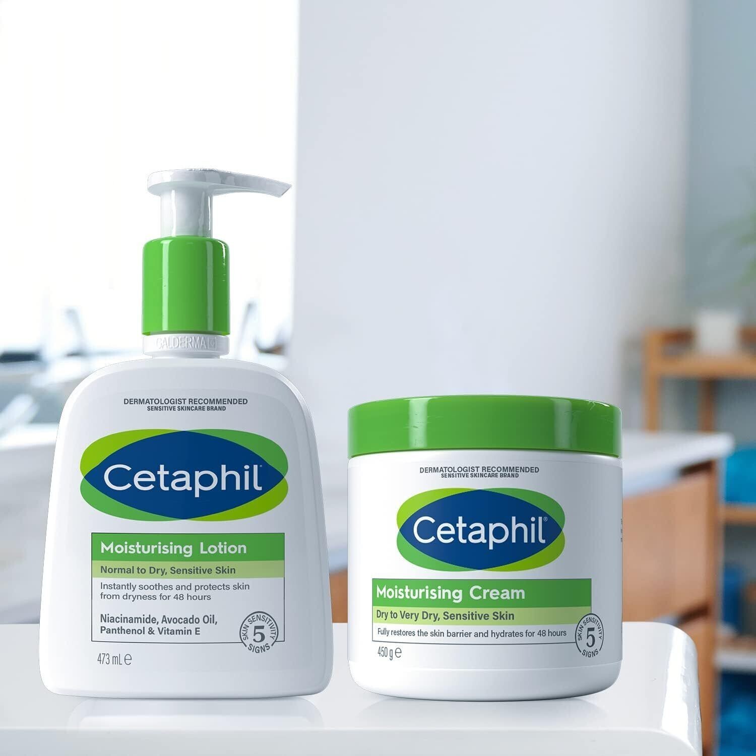 Cetaphil Body Moisturiser, 450g Moisturising Cream For Dry Very