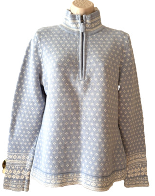 L.L.Bean Women's Sweater Size S Cotton Warm Long Sleeve Ski Pullover