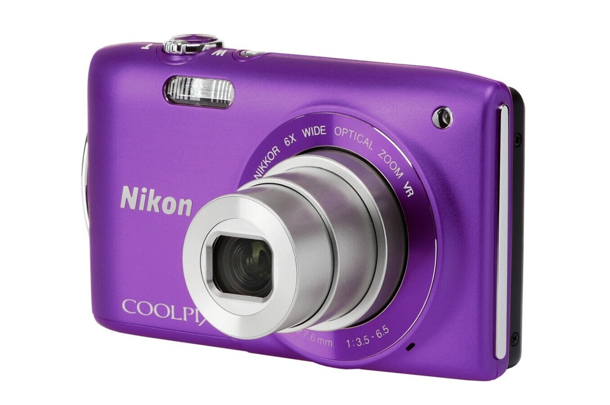 Nikon COOLPIX S3300 PURPLE 6x Zoom 16.0MP Digital Camera NIKKOR