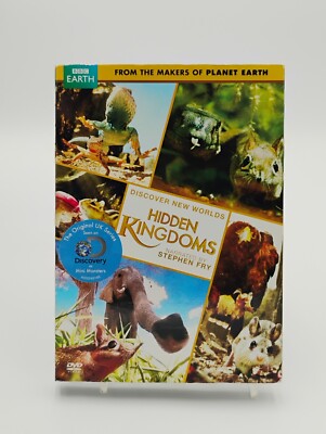 Hidden Kingdoms Narrated by Stephen Fry  BBC Earth DVD w/Slipcover New Sealed