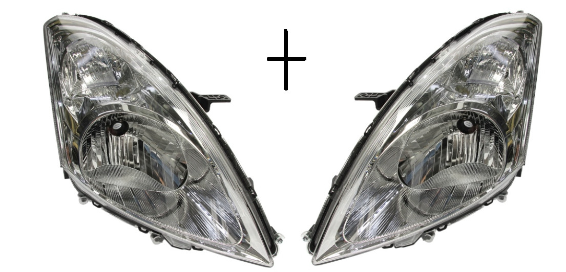 Paires de phares H4 chrome pour Suzuki Swift IV avec réglage électrique haute précision