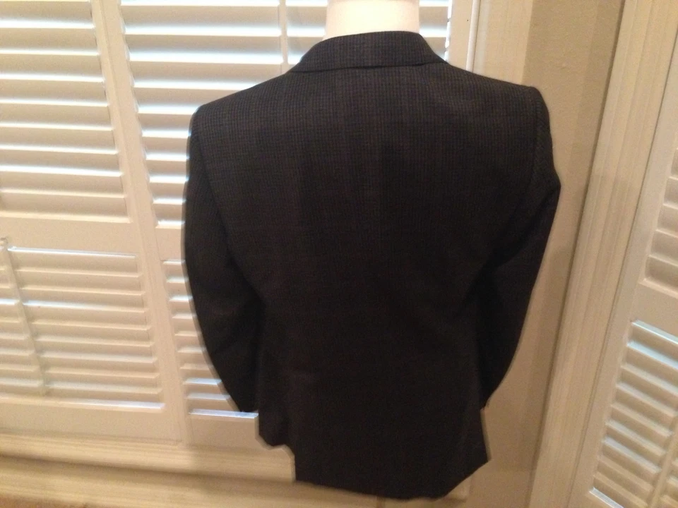 Abrigo deportivo PAL ZILERI GRIS LANA/CACHEMIRA EE. UU. 40R UE 50 HECHO A MANO EN ITALIA Foto 4 de 4