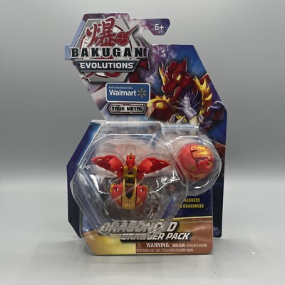 Bakugan Evolutions Dragonoid Brawler Pack Platinum & Neo Dragonoid True Metal