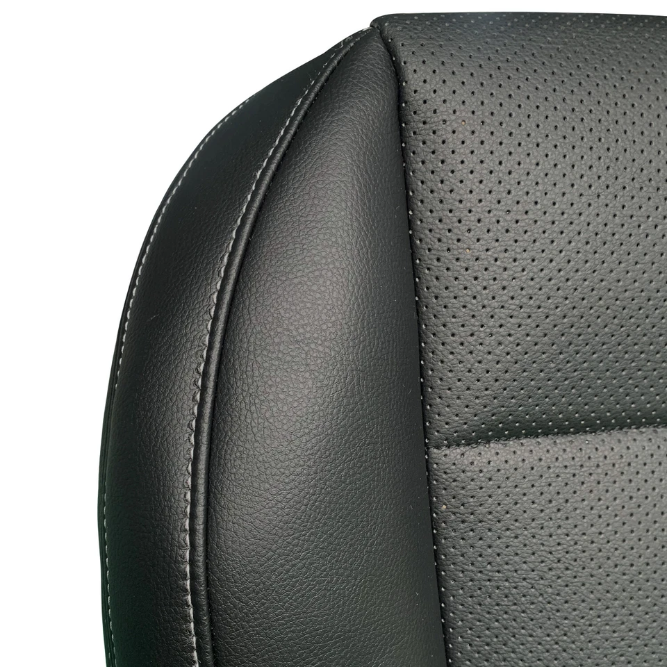 For Subaru Outback 2015-2019 Driver Perforated Leather Bottom Seat Cover Black - Image 4 of 4