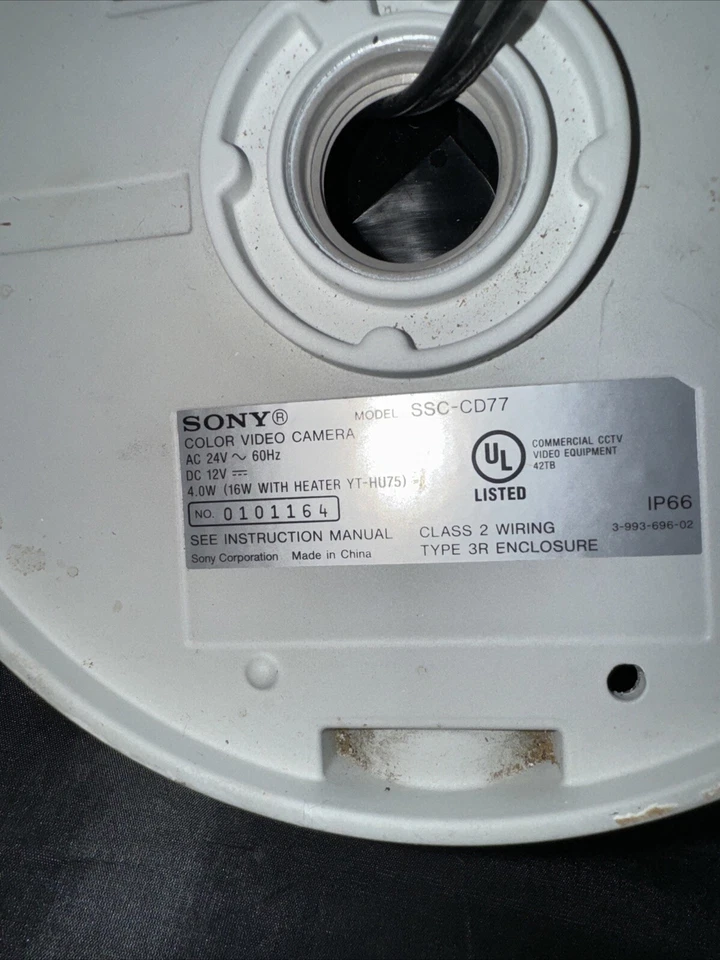 Câmera Colorida Sony SSC-CD77 Minidome - Imagem 4 de 4