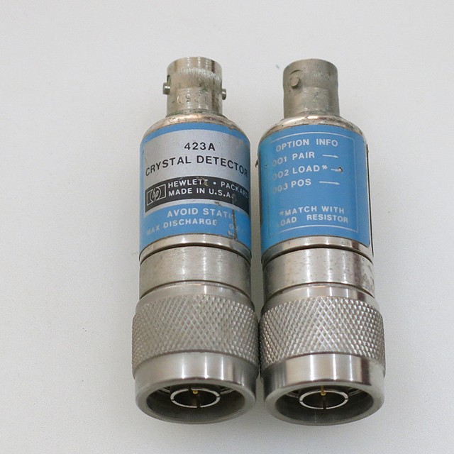 1PC HP/Agilent 423A 0.0112.4GHz RF Coaxial Microwave Crystal Detector