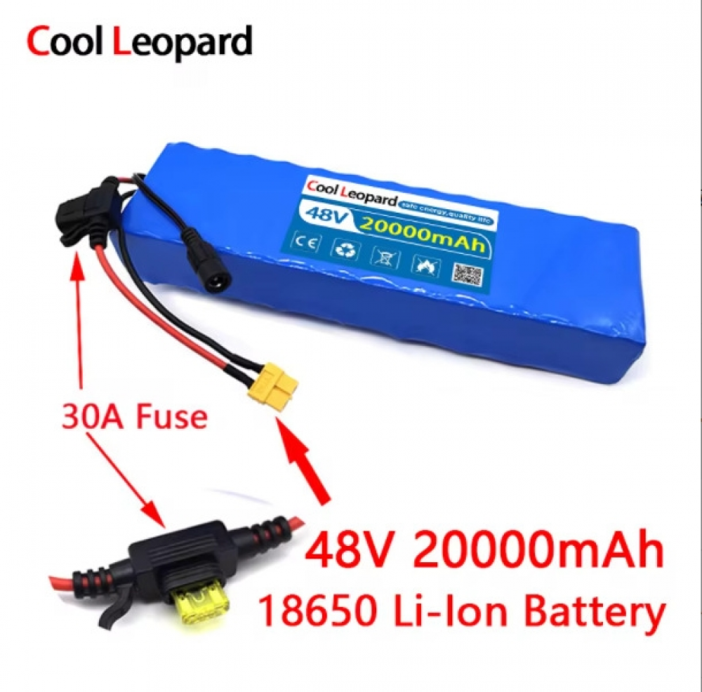 New 13S2P 48V 20Ah Li-lon Battery Pack 1000W Suitable For M365
