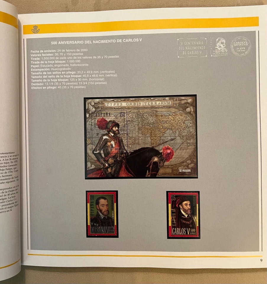 Sellos de España y Andorra 2000 España y Andorra Libro Oficial 2000 Foto 4 de 4