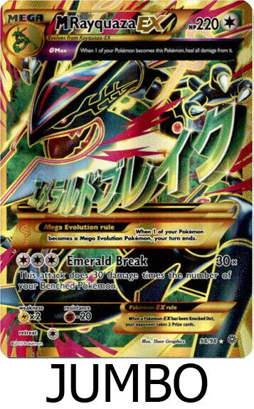 Mavin  Pokemon Mega M Rayquaza EX (Shiny Full Art) 98/98 XY