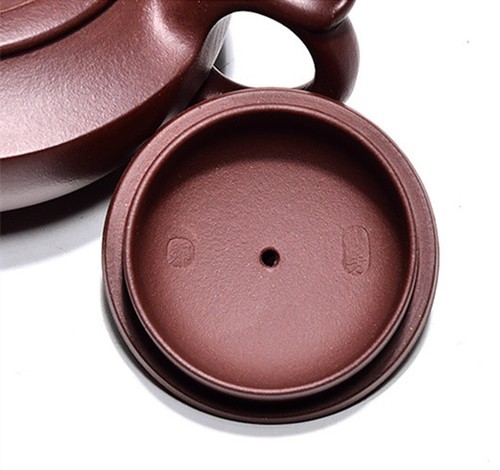 240ml Yixing Purple Clay Ball Shaped Infuser Teapot Kung Fu Tea Set Tea Ceremony - Picture 6 of 8