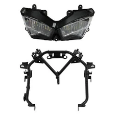 LED Headlight Assembly Fairing Stay Bracket Fit For Kawasaki Ninja 650 2020-2025