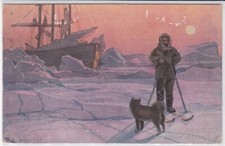 NORWAY - POLAR CRUISE - POLHAVET 4-8-1924 POSTAL CARD - Very rare and HV