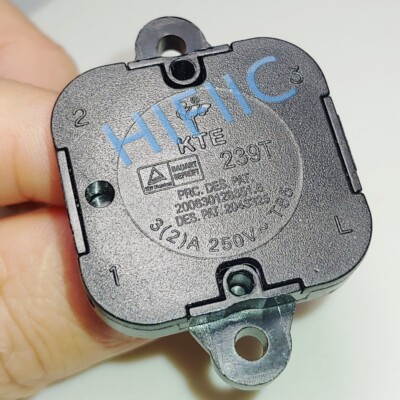 KTE 239T 3A 250VAC 125VAC Rotary Switch 4 Connectors 4 Positions