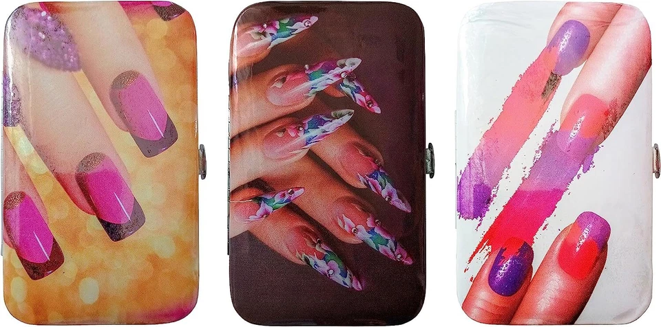 MANIKÜRE SET 7tlg Etui Maniküreset Nagelset Nagelknipser Schere Pediküre 3Var 64 - Bild 3 von 3