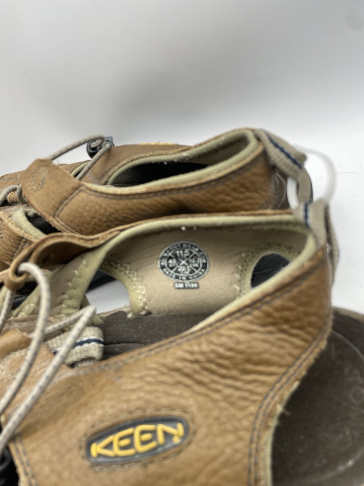 Sandali Keen uomo 11 5 marroni impermeabili escursionismo Newport pelle punta chiusa passeggio