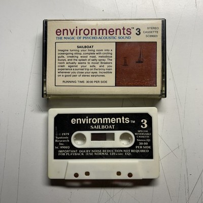Environments 3 (Wood Masted Sailboat) - Cassette Tape - 1979 Free Shipping