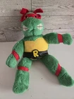 Vintage TMNT Teenage Mutant Ninja Turtles 10” Raphael 1989 Playmates Plush