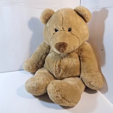 Commonwealth 26" Stuffed Animal  Carmel  Teddy Bear Plush 1999 Missing Bow Tie