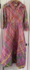 At Home Wear Van Raalte 1970s Quilted Housecoat Bathrobe Nightgown