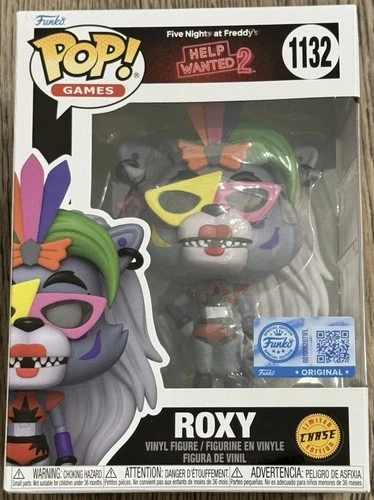 Funko Pop! FNAF Five Nights At Freddys Help Wanted 2: Roxy #1132 CHASE Exclusive