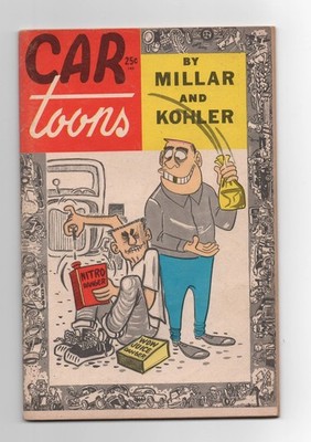 MILLAR AND KOHLER  CARTOONS  CAR TOONS  FIRST ISSUE  DIGEST SIZE  C. 1960