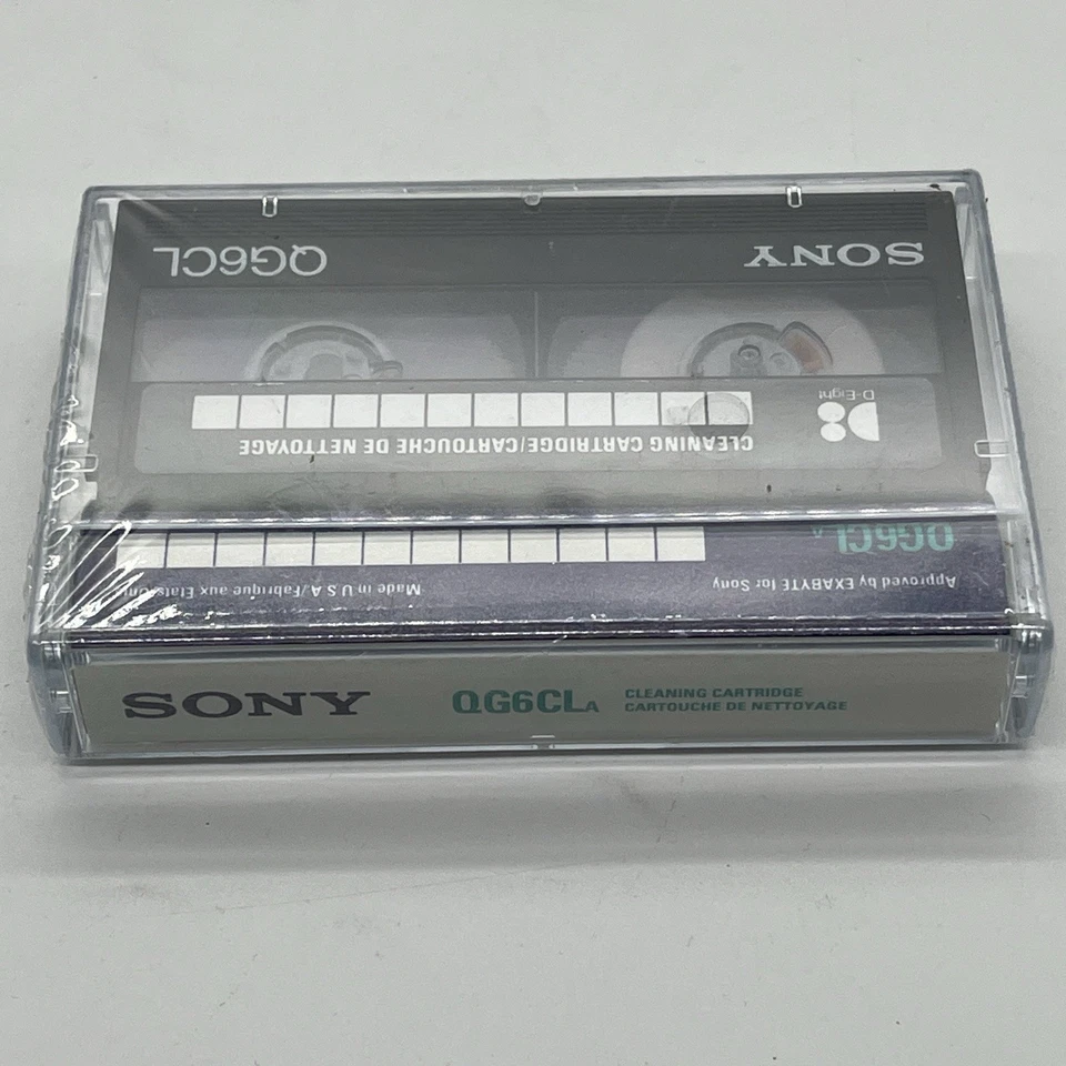 Sony QG6CL  Computer Grade  8mm 6CL Cleaning Cartrige 3er Set Neu Sealed - Bild 3 von 4